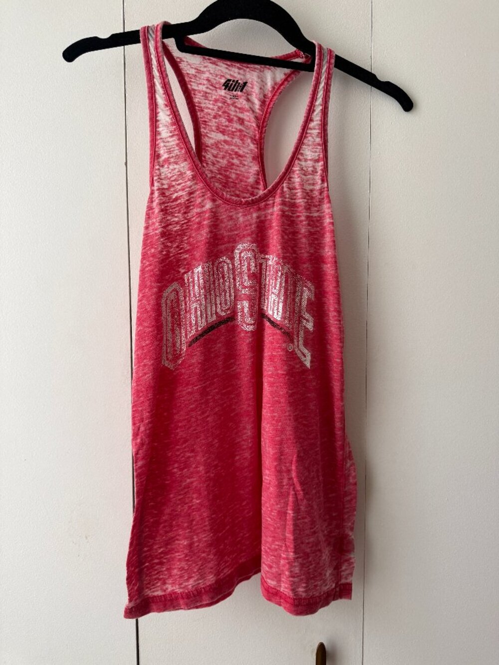 Ohio State Buckeyes Burnout Racerback Tank XS Red